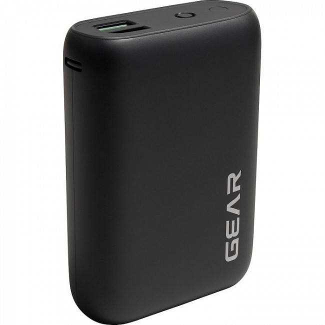 Батарея универсальная GEAR 10000mAh, PD/22.5W, black (WP942P)