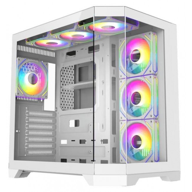 GameMax HYPE-A Tempered Glass White