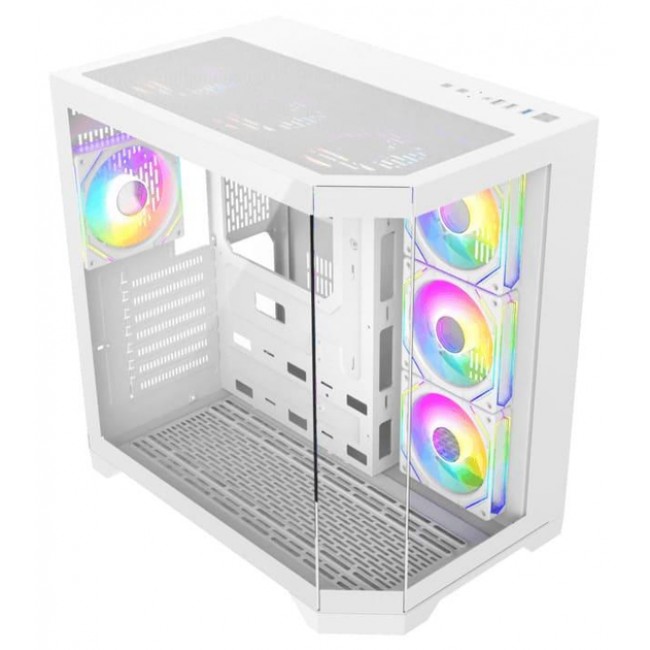 GameMax HYPE-A Tempered Glass White