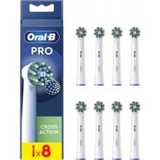 Oral-B Pro Cross Action, 8 шт білі (8006540847855)