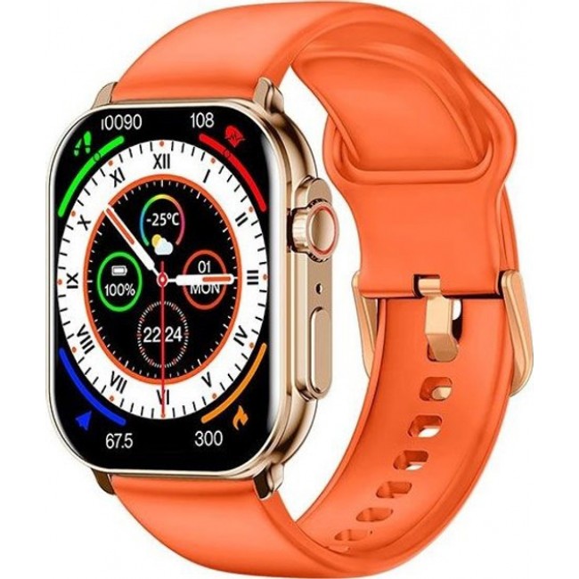 iMiki SF1 Gold Silicone Strap