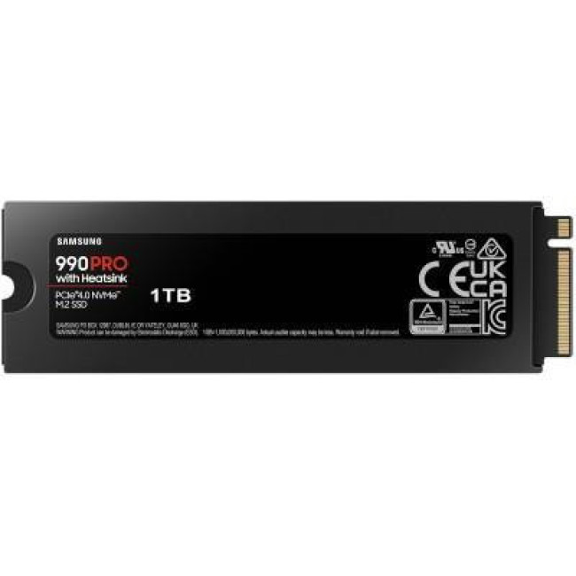 SSD накопичувач Samsung 990 PRO with Heatsink 1 TB (MZ-V9P1T0CW)