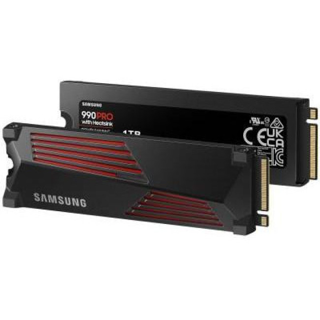 SSD накопичувач Samsung 990 PRO with Heatsink 1 TB (MZ-V9P1T0CW)