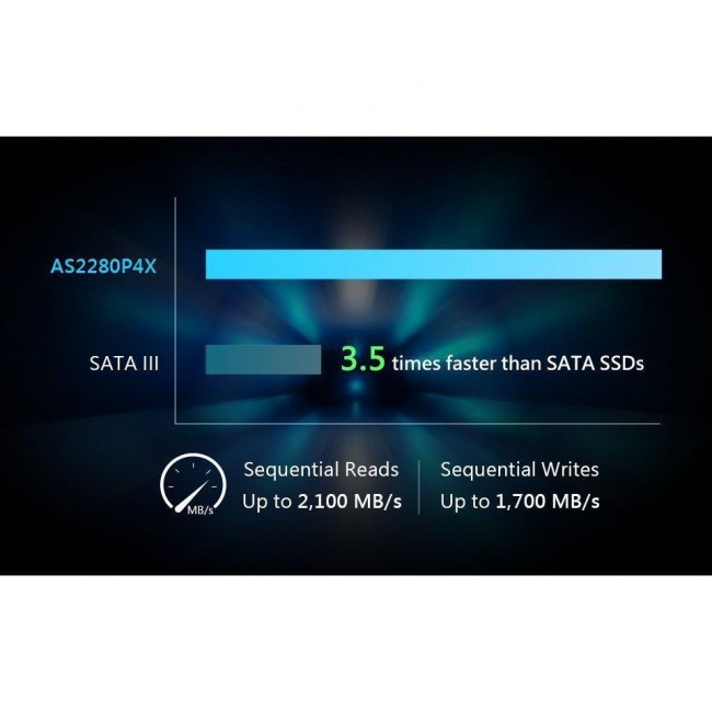 SSD Apacer AS2280P4X 512 GB (AP512GAS2280P4X-1)