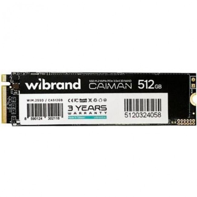 Wibrand Caiman 512GB M.2 NVMe (WIM.2SSD/CA512GB)