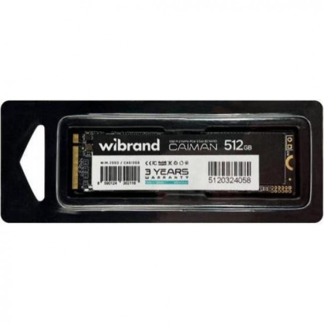 Wibrand Caiman 512GB M.2 NVMe (WIM.2SSD/CA512GB)