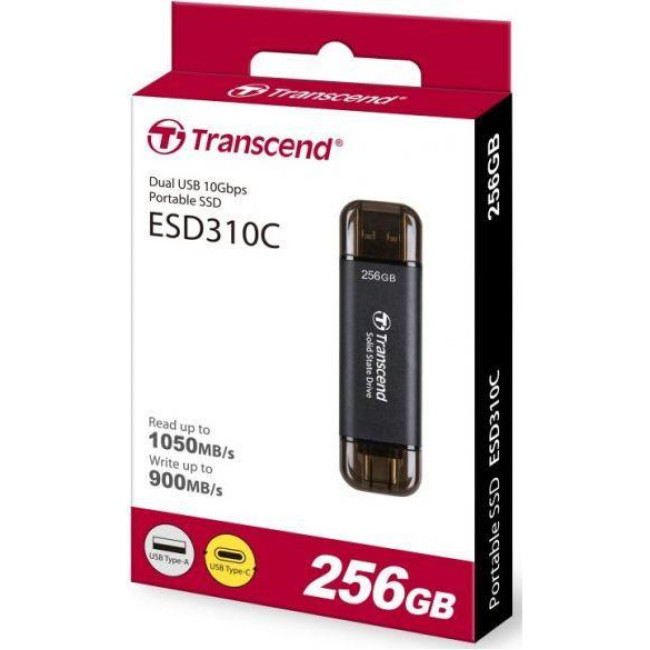 Transcend ESD310 256 GB Black (TS256GESD310C)