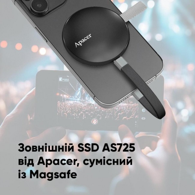 Apacer Magnetic Portable AS725 1 TB Black (AP1TBAS725B-1)