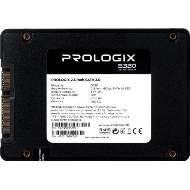 Prologix S320 960 GB (PRO960GS320)