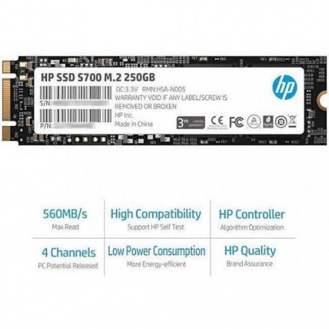 HP S700 M.2 250 GB (2LU79AA#ABB)