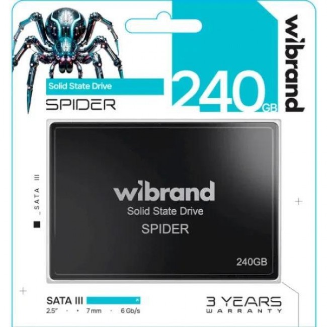 Wibrand Spider 240GB 2.5 (WI2.5SSD/SP240GBST)
