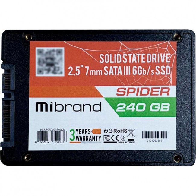Wibrand Spider 240GB 2.5 (WI2.5SSD/SP240GB)
