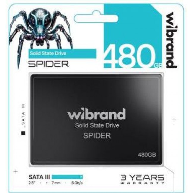 Wibrand Spider 480GB 2.5 (WI2.5SSD/SP480GBST)