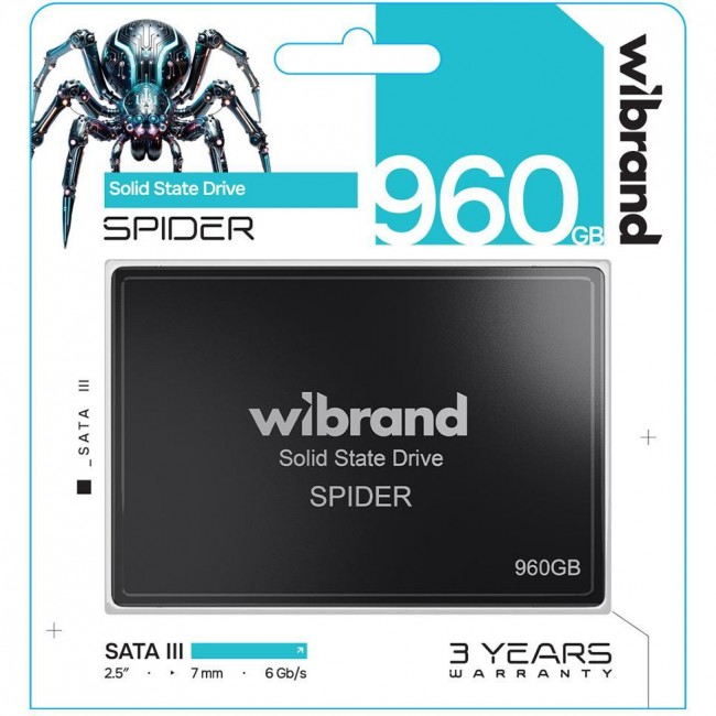 Wibrand Spider 960GB 2.5 (WI2.5SSD/SP960GBST)