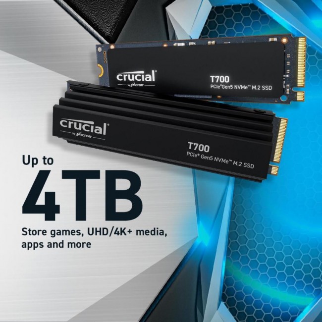 Crucial T700 4 TB with heatsink (CT4000t700SSD5)