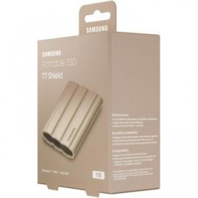 Накопитель SSD Samsung USB 3.2 1TB T7 Shield (MU-PE1T0K/EU)