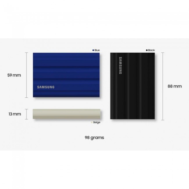 Samsung T7 Shield 1 TB Blue (MU-PE1T0R)
