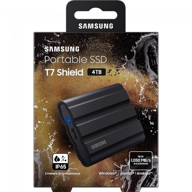 Samsung T7 Shield 4 TB Black (MU-PE4T0S)