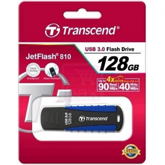 Transcend 128 GB JetFlash 810 Black/Blue (TS128GJF810)