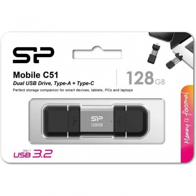 Silicon Power 128 GB Mobile C51 (SP128GBUC3C51V1S)