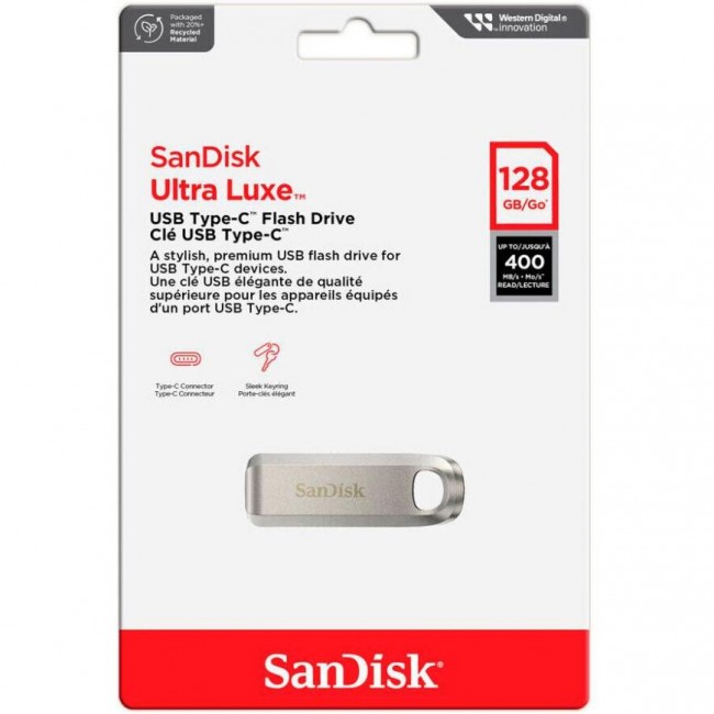 SanDisk 128 GB Ultra Luxe USB-C3.2 (SDCZ75-128G-G46)
