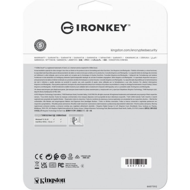 Kingston 16 GB IronKey Locker+ 50 (IKLP50/16GB)