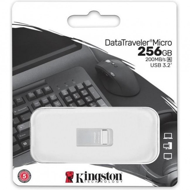 Kingston 256 GB DataTraveler Micro USB 3.2 Metal (DTMC3G2/256GB)