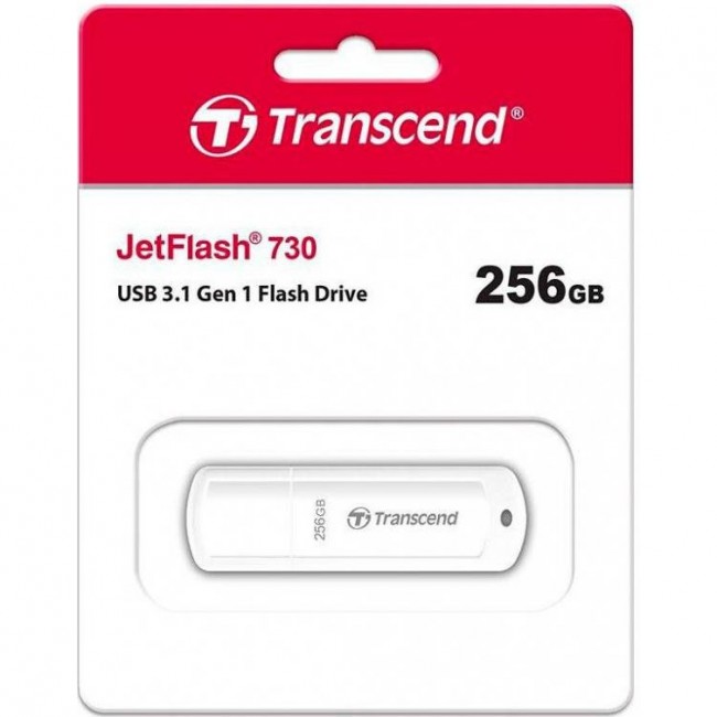 Transcend 256 GB JetFlash 730 USB 3.1 White (TS256GJF730)
