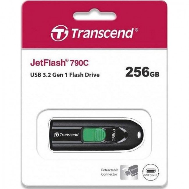 Transcend 256 GB JetFlash 790C Black (TS256GJF790C)