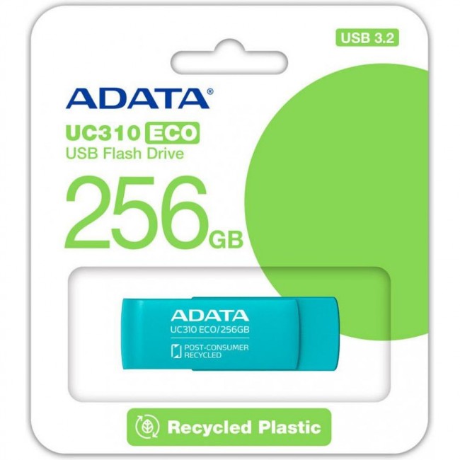 ADATA 256 GB UC310 Eco USB 3.2 Green (UC310E-256G-RGN)