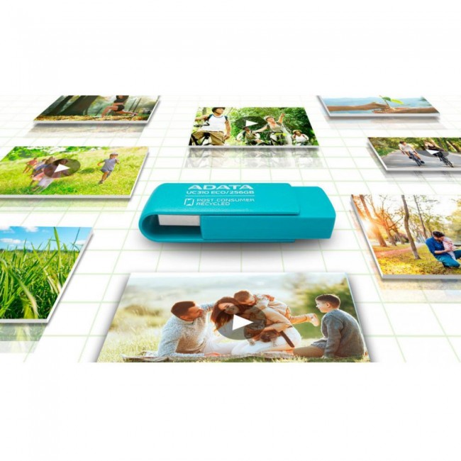 ADATA 256 GB UC310 Eco USB 3.2 Green (UC310E-256G-RGN)