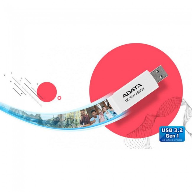 ADATA 256 GB UC310 USB 3.2 Black (UC310-256G-RBK)