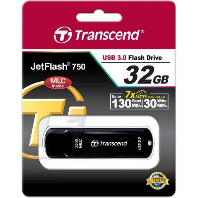 Transcend 32 GB JetFlash 750 Black TS32GJF750K
