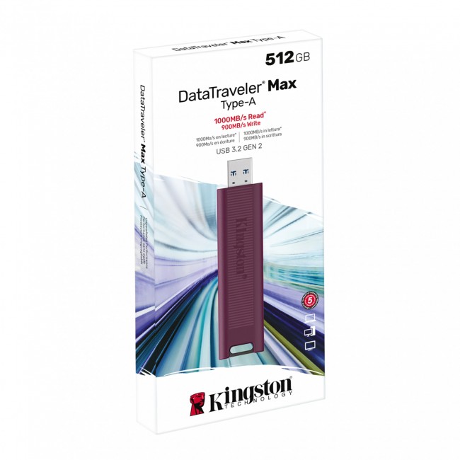 Kingston 512 GB DataTraveler Max USB 3.2 Gen 2 (DTMAXA/512GB)