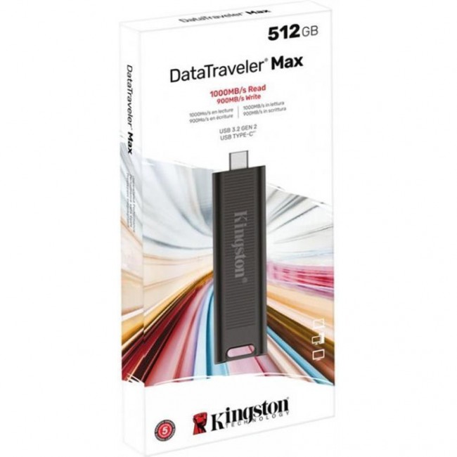 Kingston 512 GB DataTraveler Max USB 3.2 Gen 2 (DTMAX/512GB)