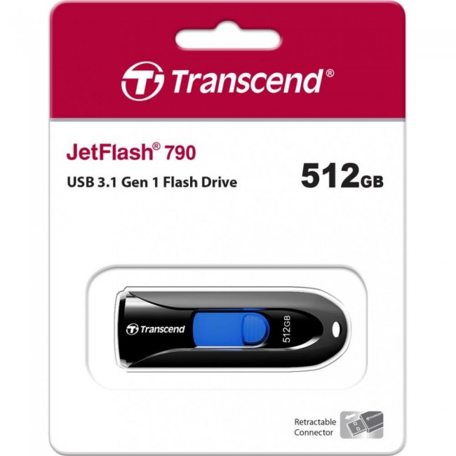 Transcend 512 GB JetFlash 790 (TS512GJF790K)