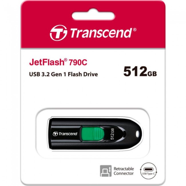 Transcend 512 GB JetFlash 790C (TS512GJF790C)