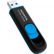 ADATA 512 GB UV128 USB 3.2 Black/Blue (AUV128-512G-RBE)