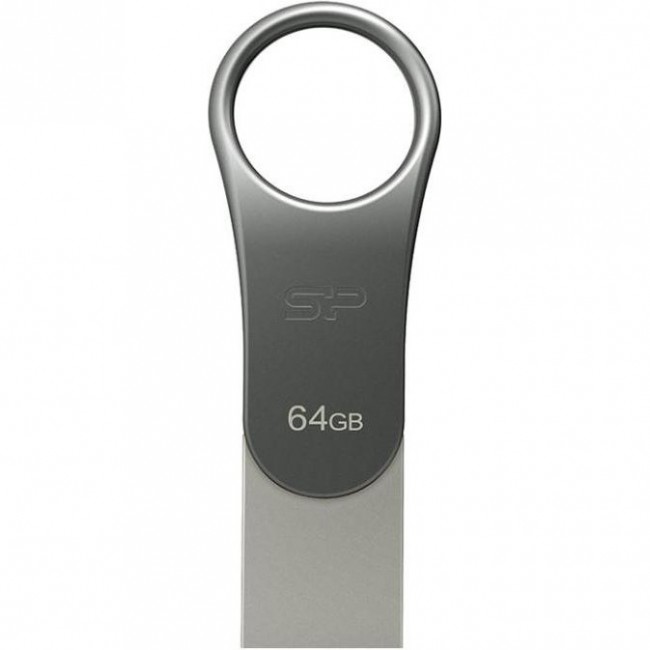 Silicon Power 64 GB Mobile C80 Silver SP064GBUC3C80V1S