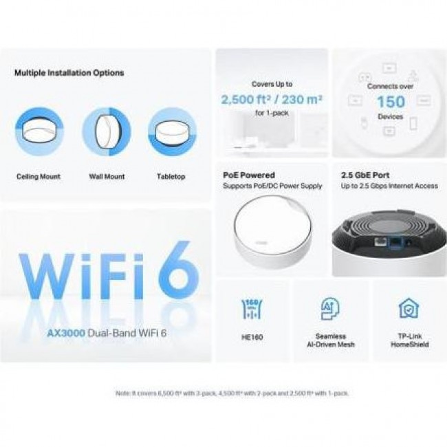 TP-Link Deco X50 PoE 1-Pack