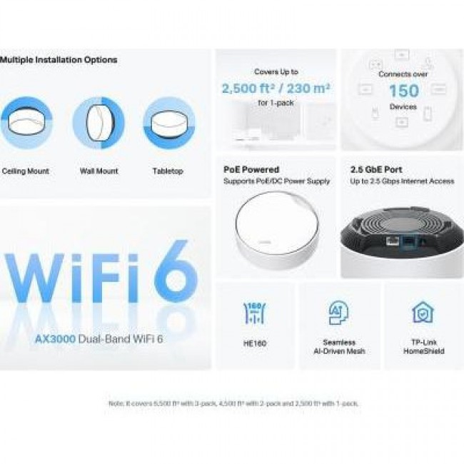TP-Link Deco X50 PoE 2-Pack