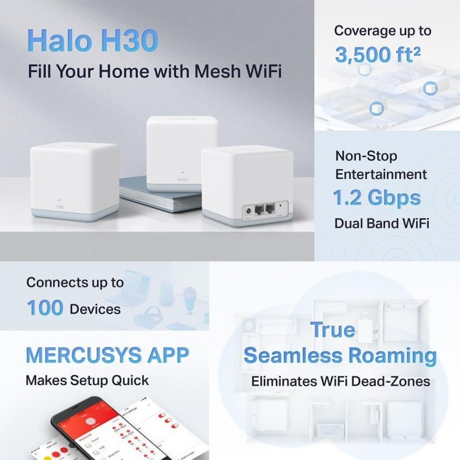 Mercusys Halo H30 (3-pack)
