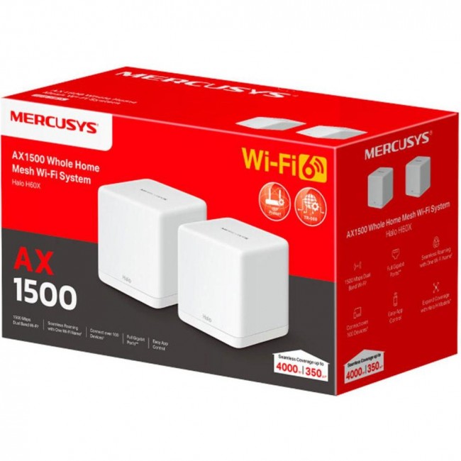 Mercusys Halo H60X AX1500 2-Pack