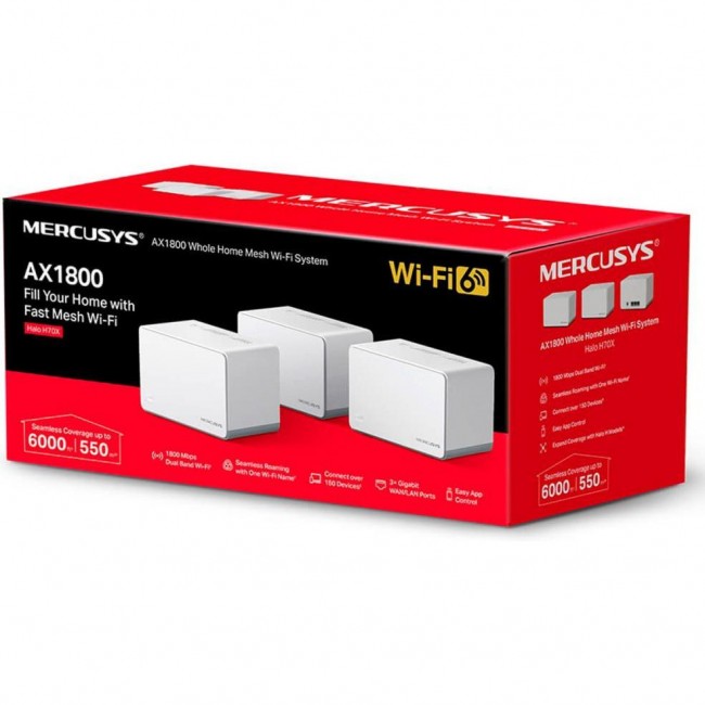 Mercusys Halo H70X 3-pack