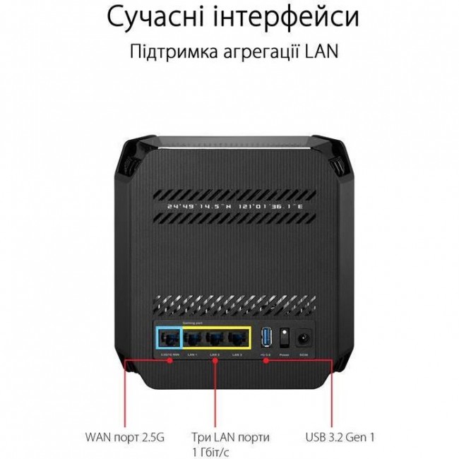 ASUS ROG Rapture GT6 1-pack (90IG07F0-MU9A10)