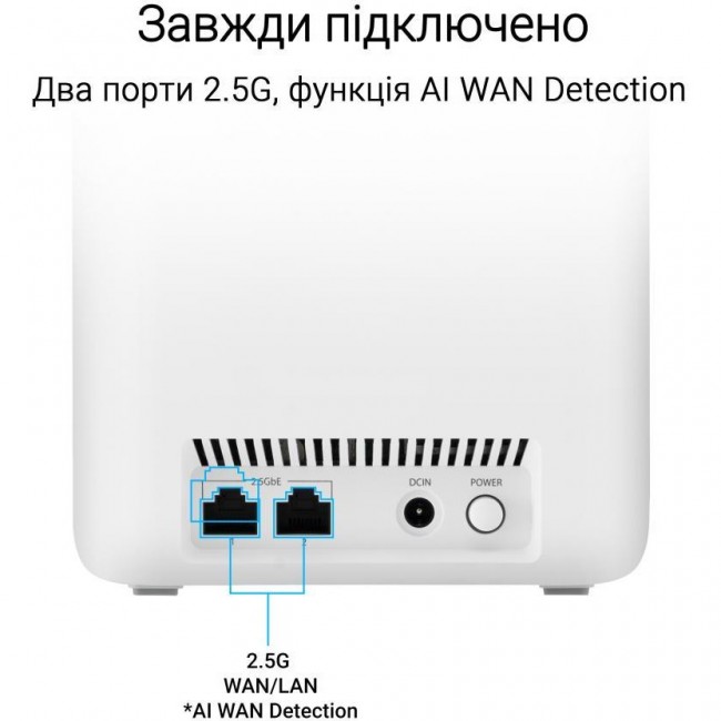 ASUS ZenWiFi BD4 1-Pack White (90IG0960-MO3C00)