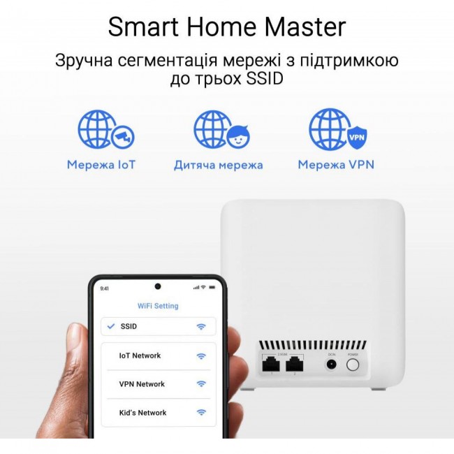 ASUS ZenWiFi BD4 1-Pack White (90IG0960-MO3C00)