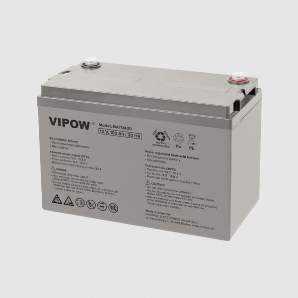 Аккумулятор для ИБП Vipow 12V 100Ah (BAT0420)