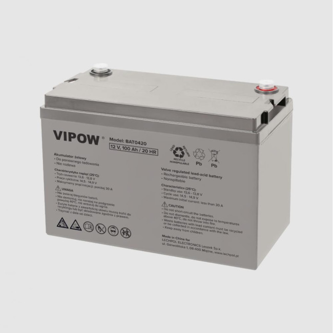 Vipow 12V 100Ah (BAT0420)