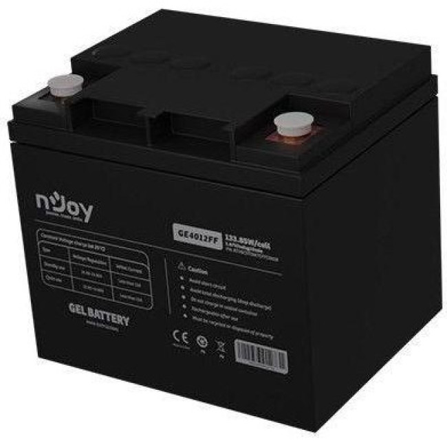 Аккумулятор NJOY GE4012FF 12V 40AH GEL (BTVGCDTOMTCFFCN01B)